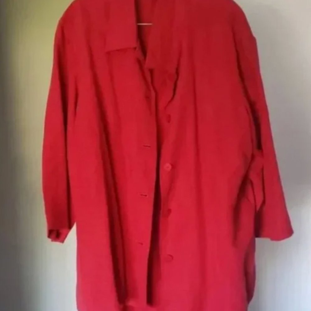 Red Dress and blazer set size 20w - Picture 2 of 5